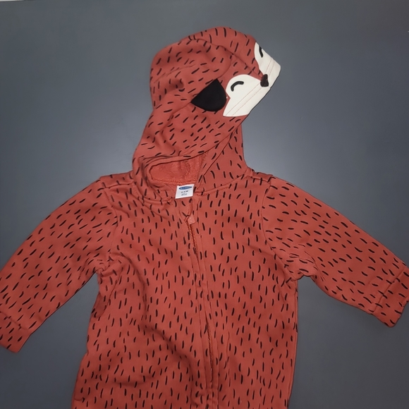 (3-6 mos) Old Navy One Piece Fox Jumpsuit - Picture 6 of 7